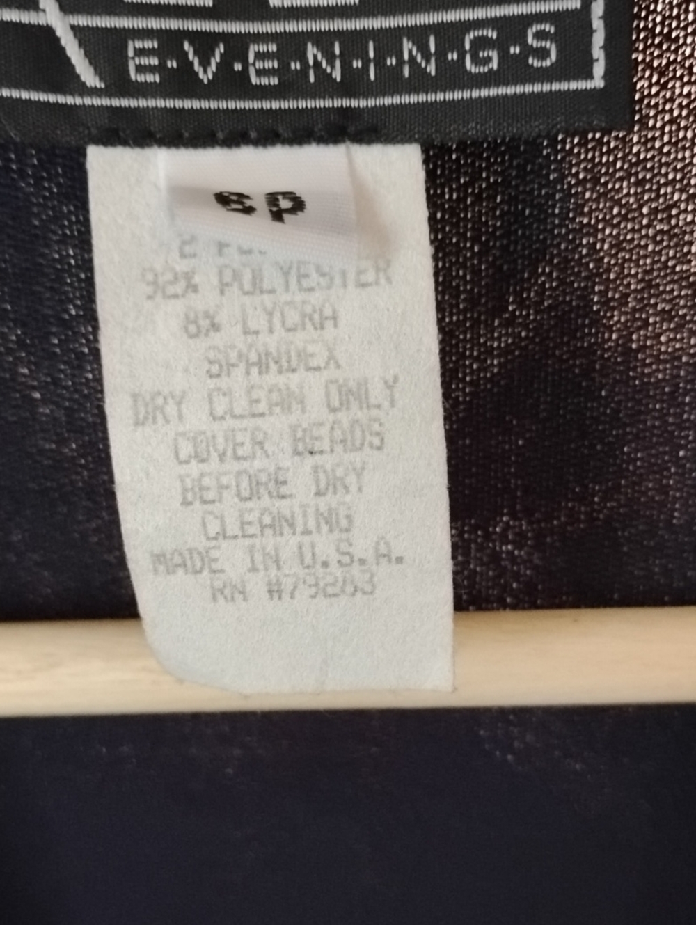 Alex Evenings-Nordstrom Dark Navy Maxi Dress& Cover With Diamond Detailing - Picture 9 of 12